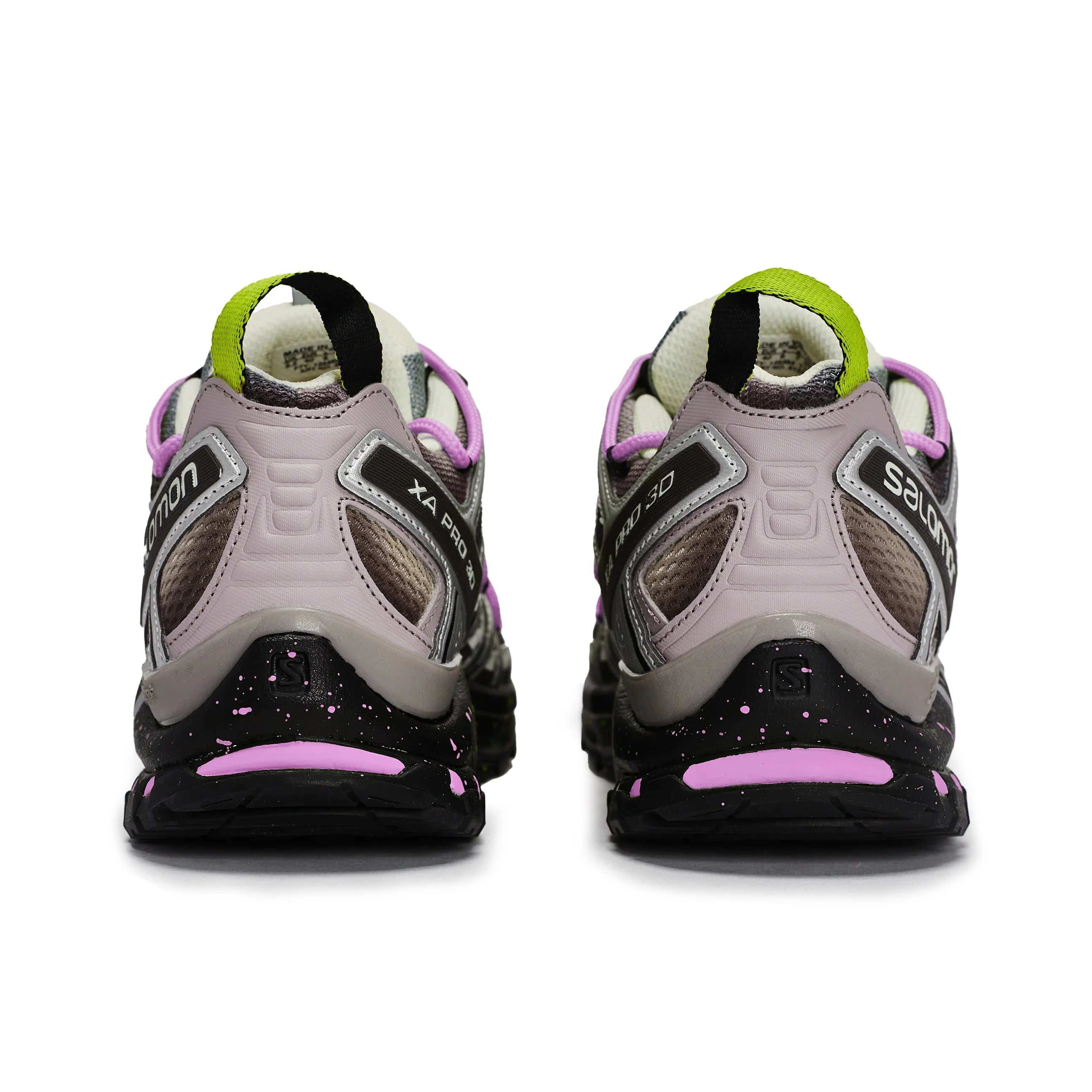 POIZON SALOMON XA PRO 3D Abrasion Resistant Abrasion Resistant Low top Running Shoes Unisex Silver Gray Black Pink