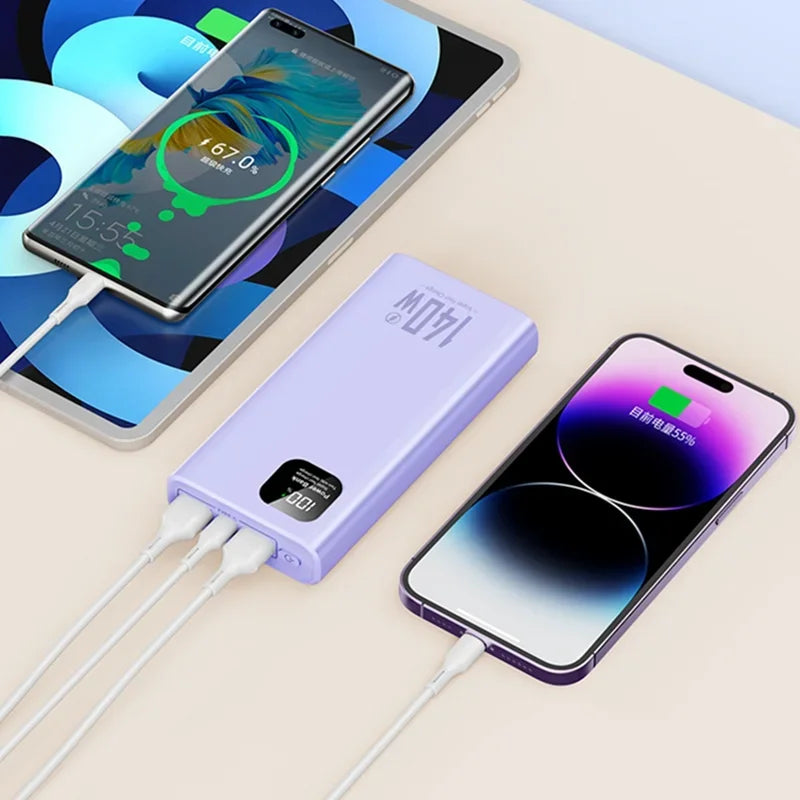 Tidesmit 200000mAh Portable Charger - 140W PD Fast Charging Power Bank Tidesmit