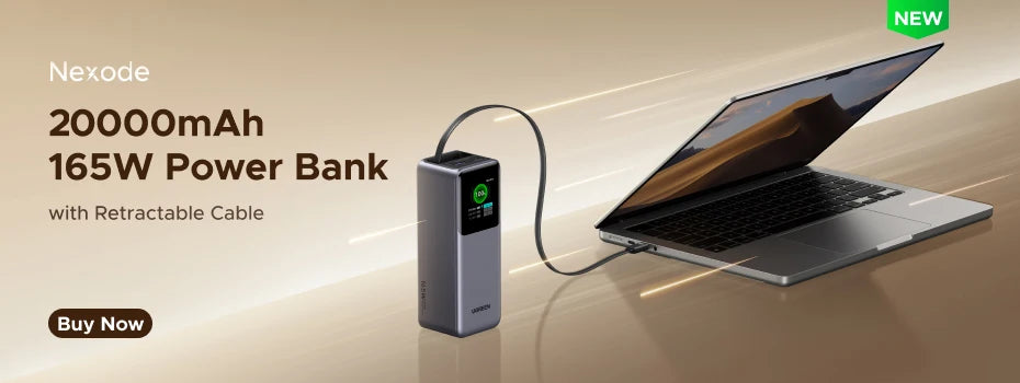 Portable Power Bank 130W 20000mAh PD Fast Charging Battery Pack Tidesmit