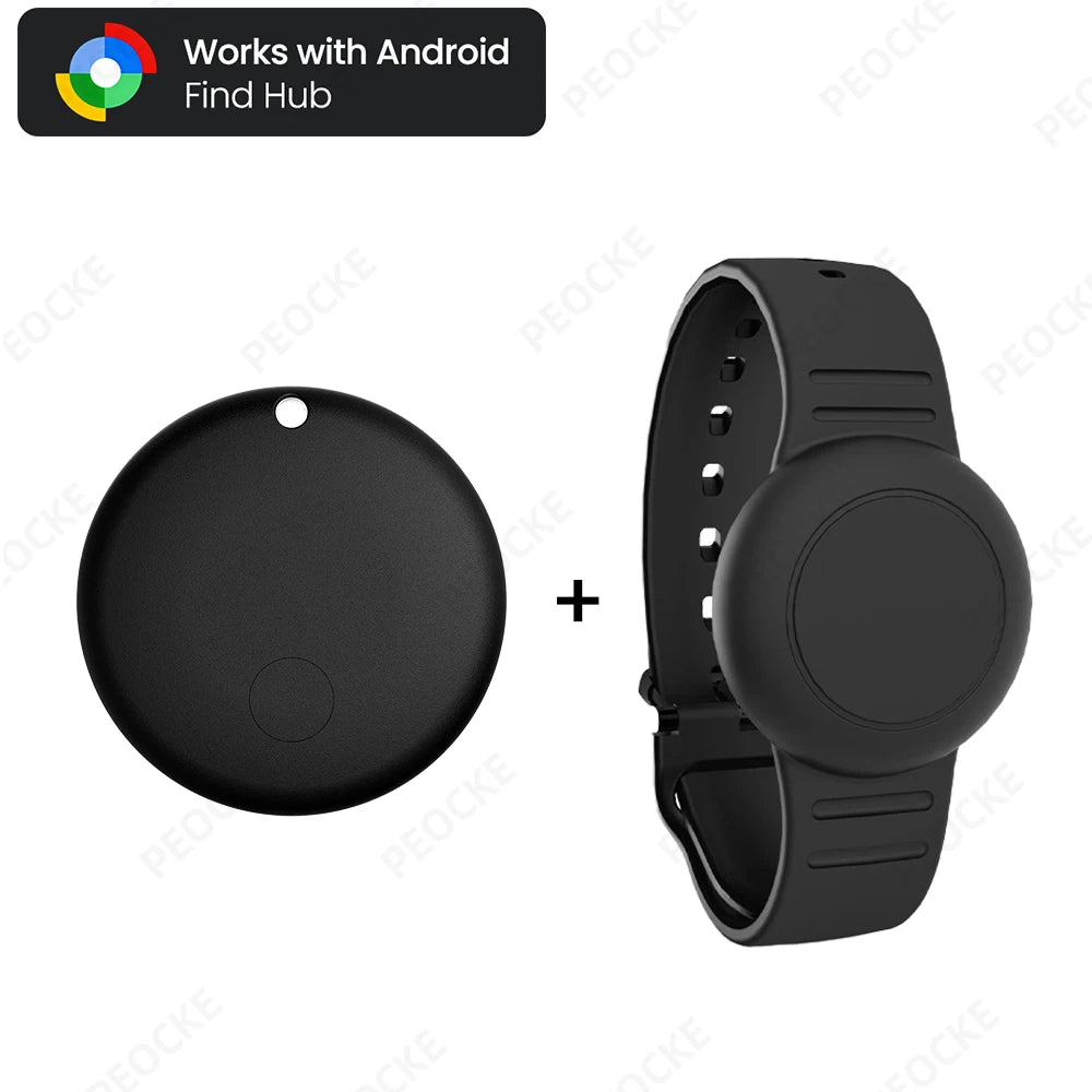 Waterproof Smart Tag Bracelet for Kids-Soft Silicone For Android Tracker Tag With Watch Band Case Cover, Lightweight GPS Tracker