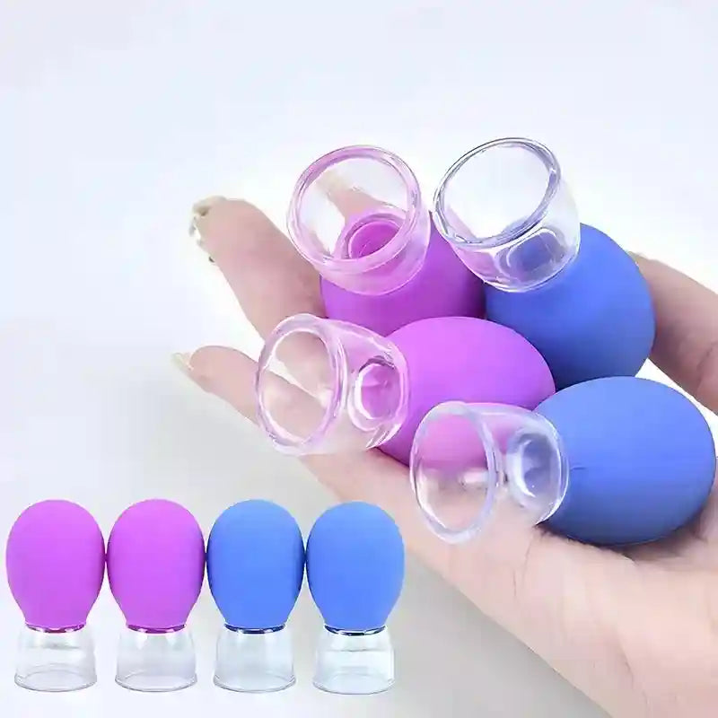 Silicone Cupping Massage Set - 5 Piece Deep Tissue Relief for Body Eye Massage Instrument Tidesmit