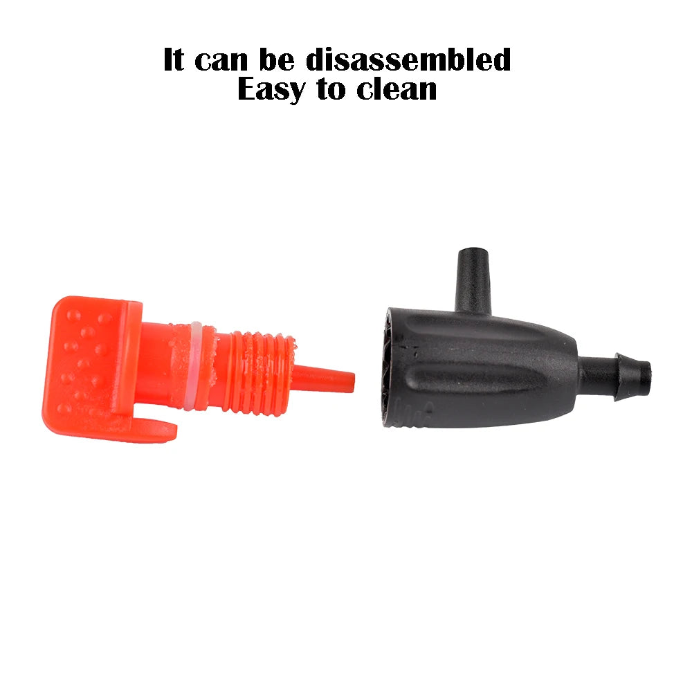 Adjustable Micro Drip Irrigation Emitter Dripper  Inch, Garden Lawn DIY Watering System Sprinkler Replacement Head