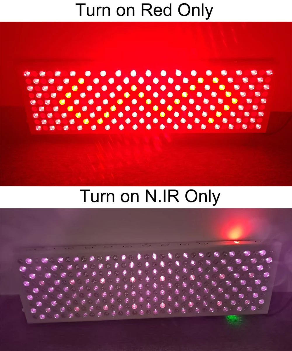 LED Red Light Therapy Panel Full Body 630nm 660nm 810nm 830nm 850nm Near Infrared Lamp Therapy Device P300 P500 P900 P1500 P2000