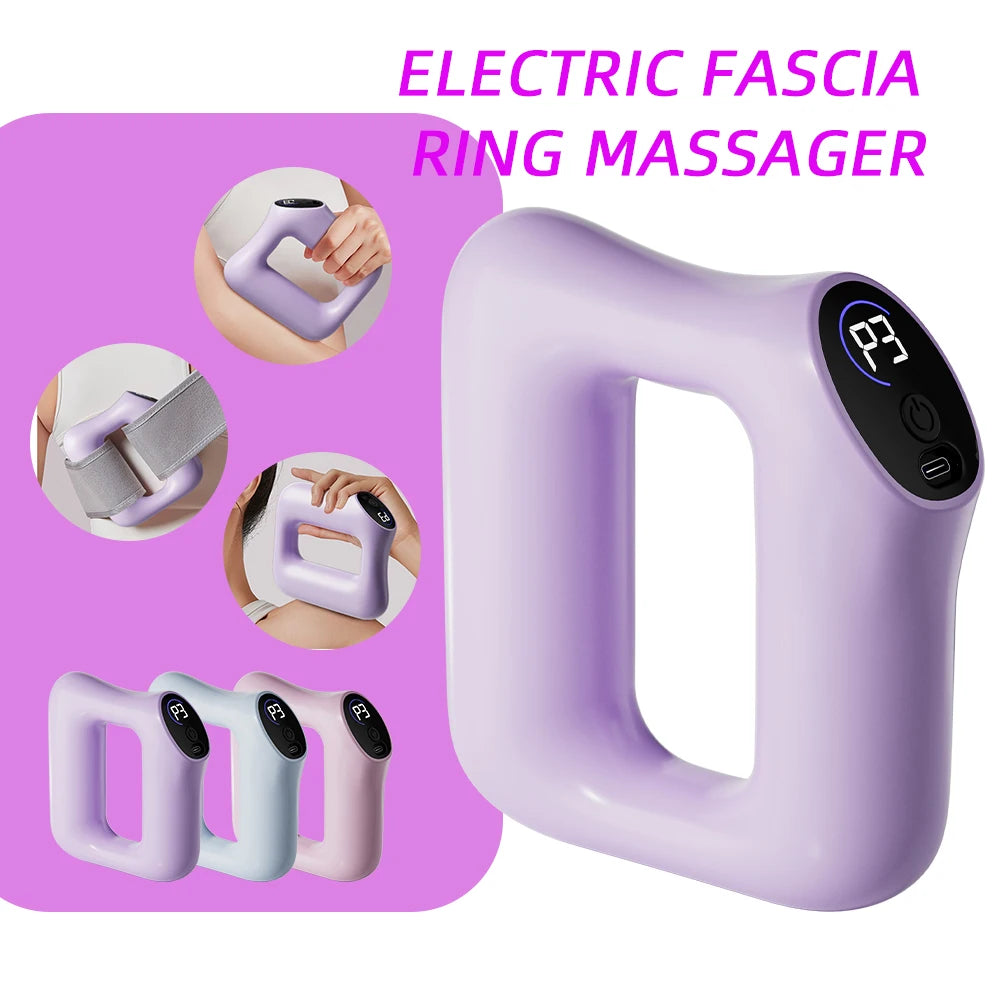 Electric Fascia Massage Ring for Deep Tissue Recovery | Blue Fascia Gun Tidesmit