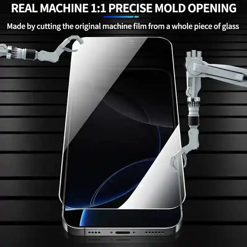 Privacy Screen Protector for iPhone 16 Pro, 3 Pack Anti-Peep Tempered Glass AE Tidesmit