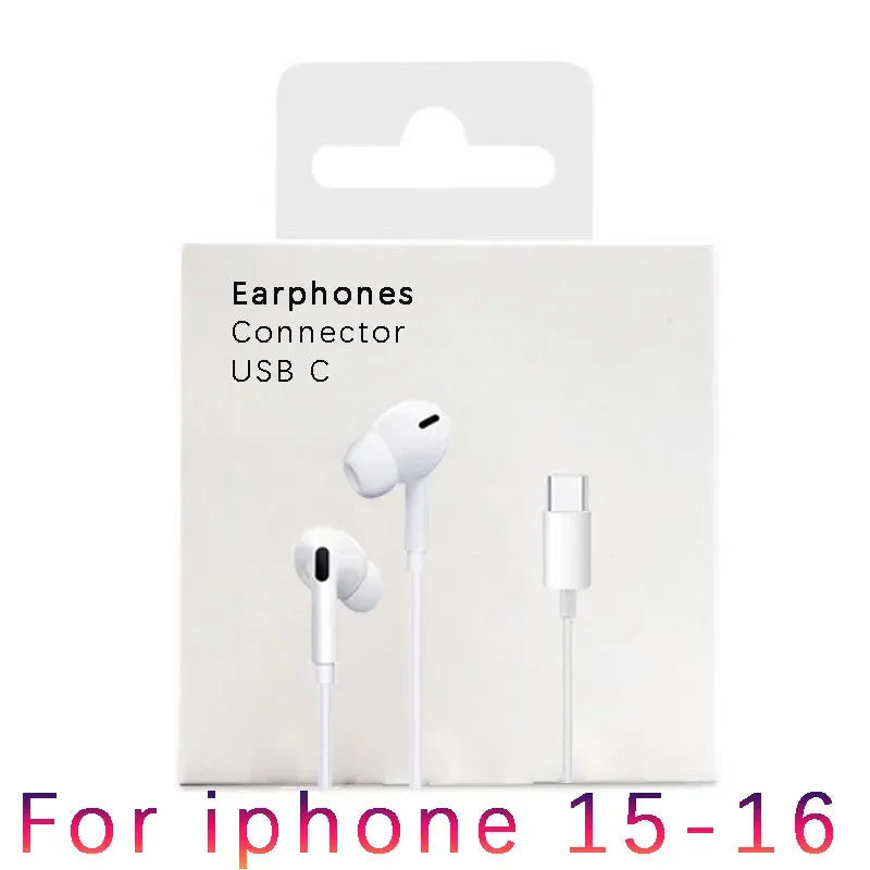 USB-C Wired Earphones for iPhone 15 and 16 - Tidesmit Audio Gift box packing 2 Tidesmit