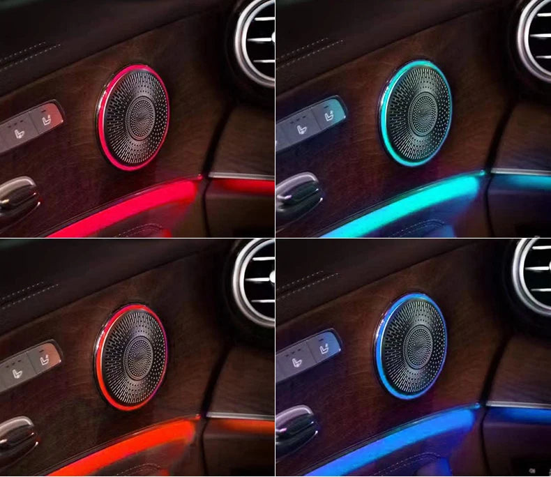 LED Ambient Speaker Covers for Mercedes Benz W205 W213 X253 Tidesmit