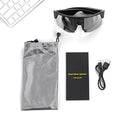 Polarized Bluetooth Audio Cycling Sunglasses | Silver & Gold Options Silver Tidesmit