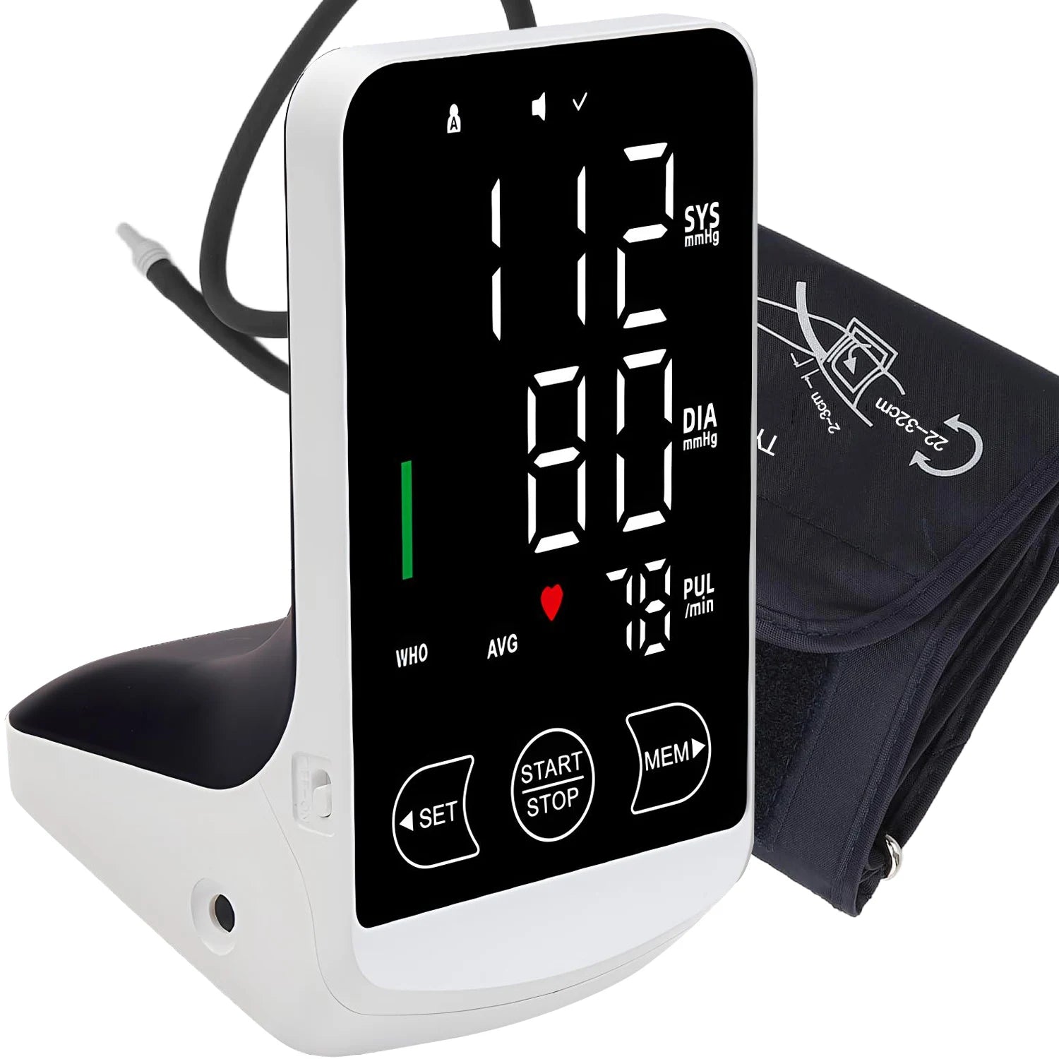 Blood Pressure Machine Arm-type Digital Blood Pressure Monitor Home Medical Sphygmomanometer Automatic Tonometer