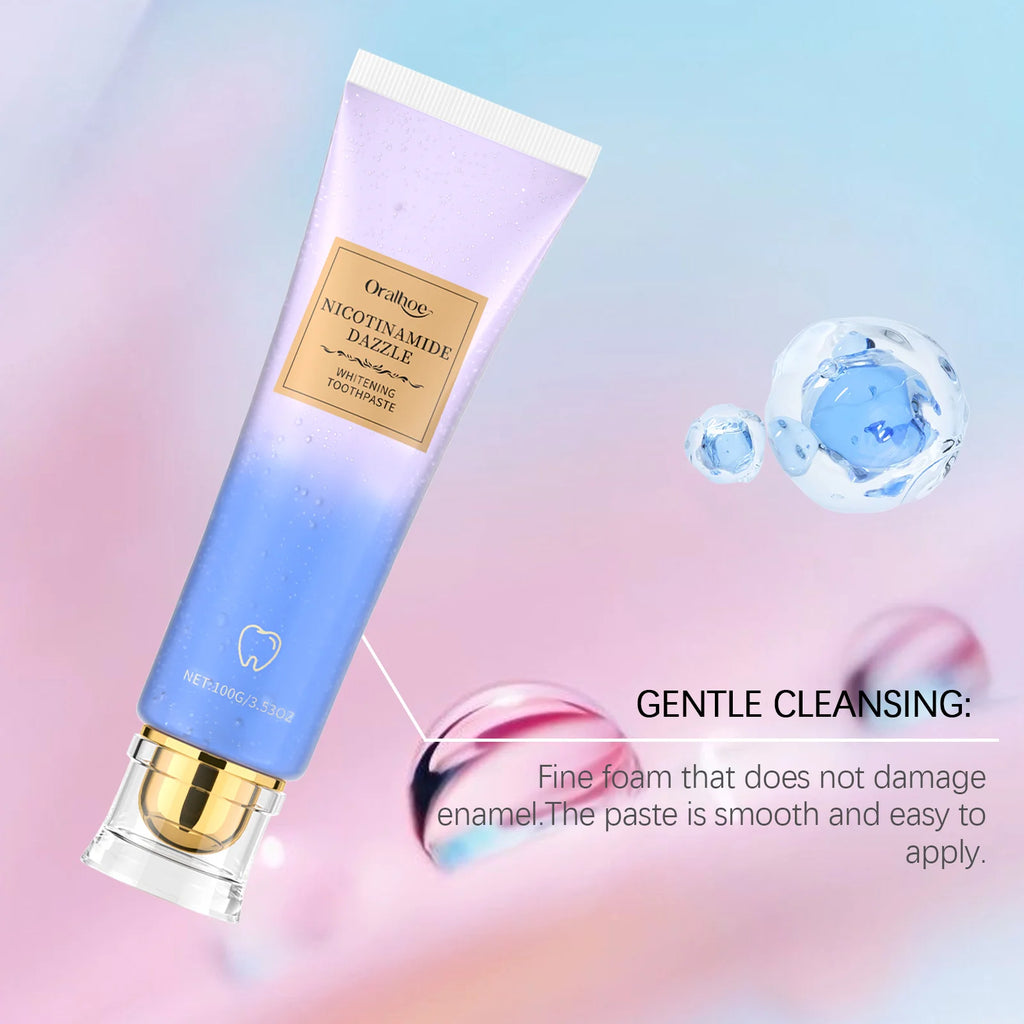 Tidesmit Niacinamide whitening toothpaste for deep stain removal and fresh breath oral care