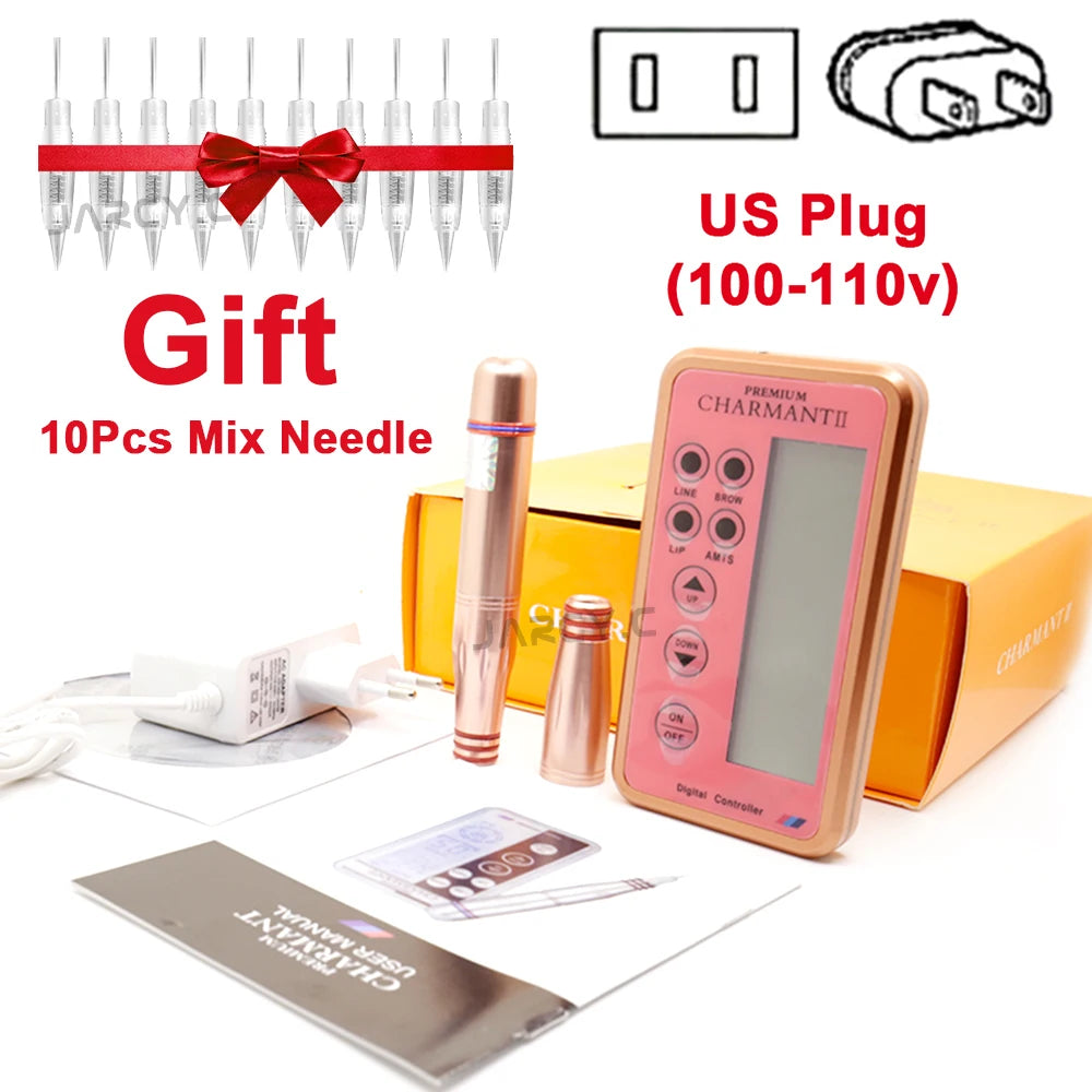 PMU Machine Rotary Pen Kit for Eyebrow and Lip Semi-Permanent Makeup Permanent Makeup Machines machine US2 Tidesmit