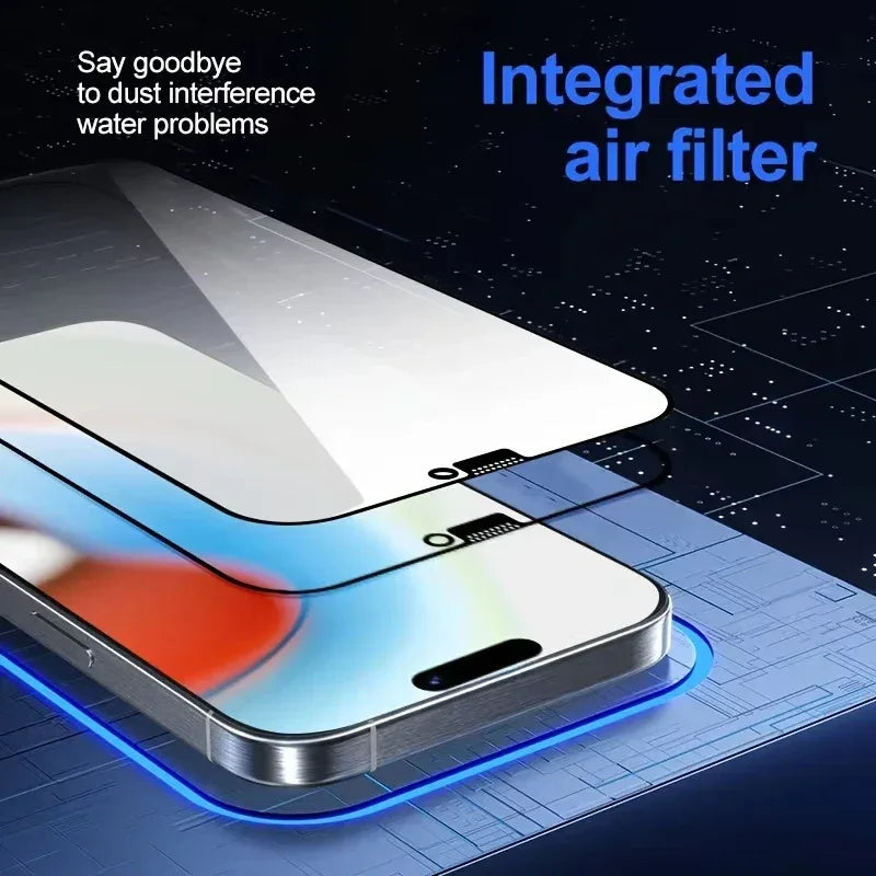 iPhone Tempered Glass Screen Protector - HD Anti-Scratch 9H Hardness Tidesmit