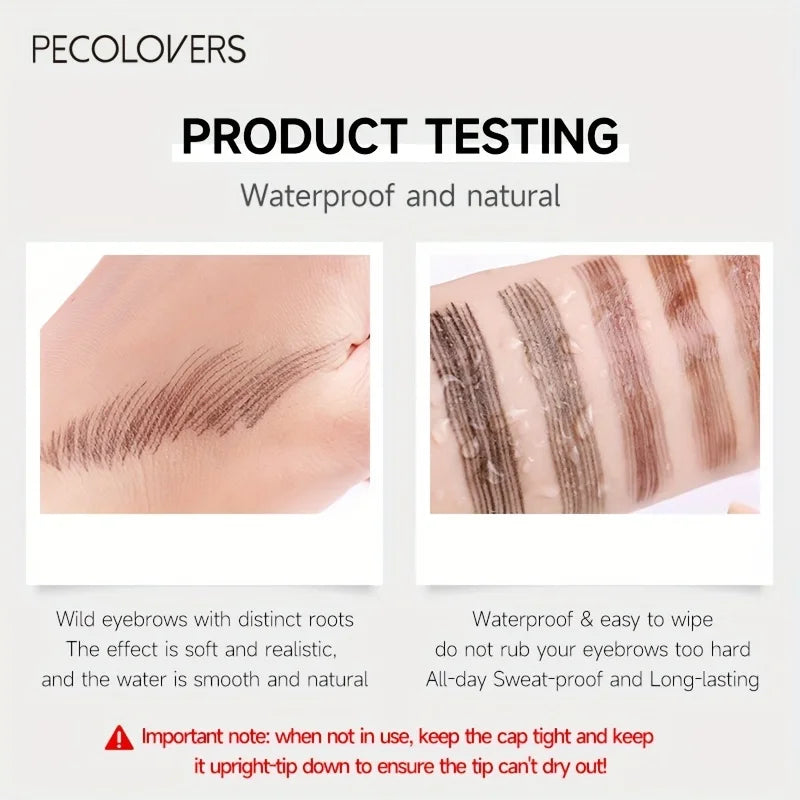 Eyebrow Tattoo Pen Waterproof 4-Tip Microblading Makeup Tool Permanent Makeup Machines Tidesmit