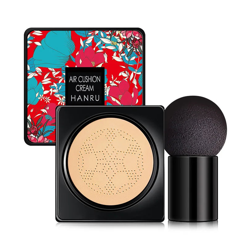 Tidesmit Mushroom Air Cushion BB cream texture swatch for nourishing face makeup coverage