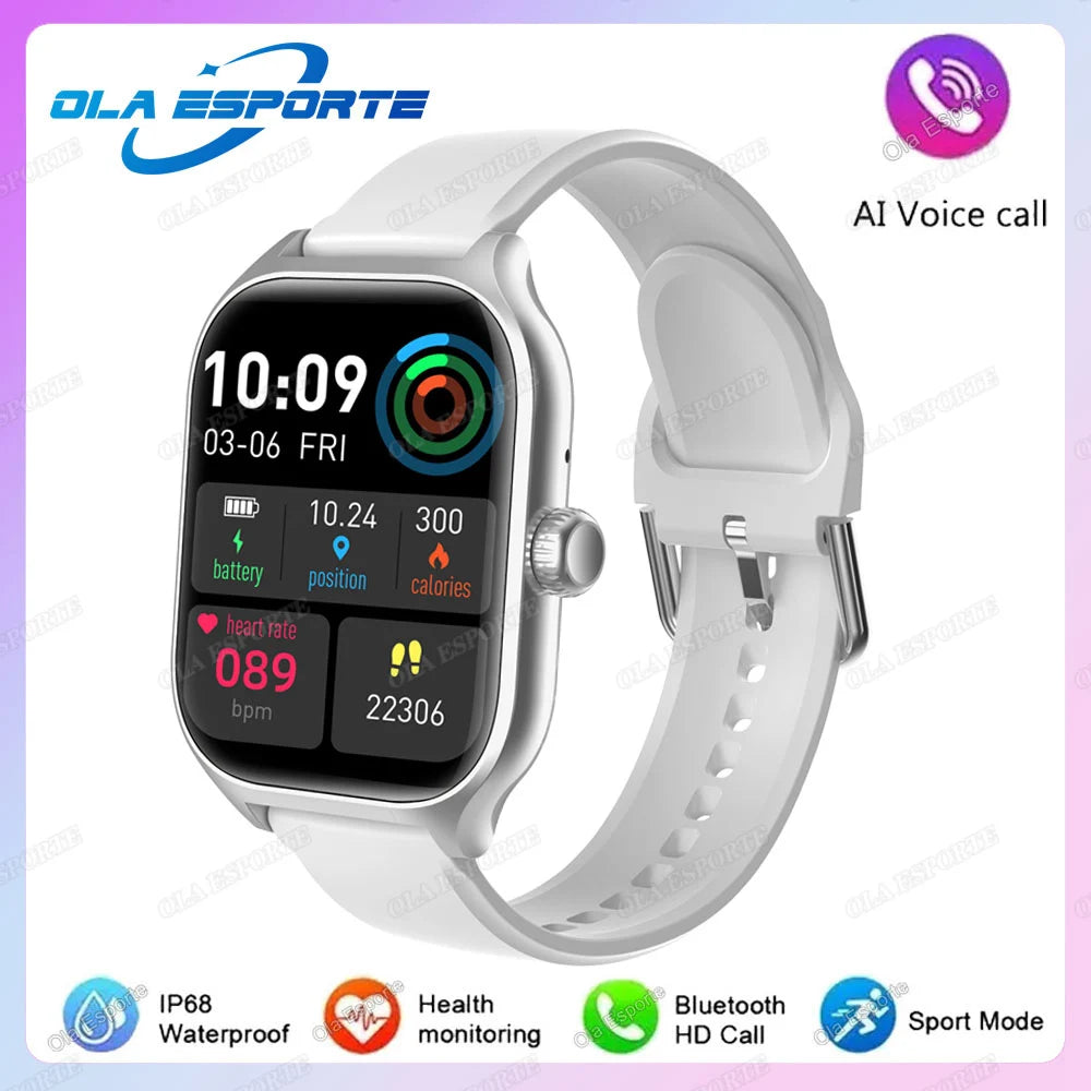 Smart Watch For Android IOS Watches 2.01inch HD Display BT Call Message Alert Music Sports Mode Smartwatch Men Women Gift HW12