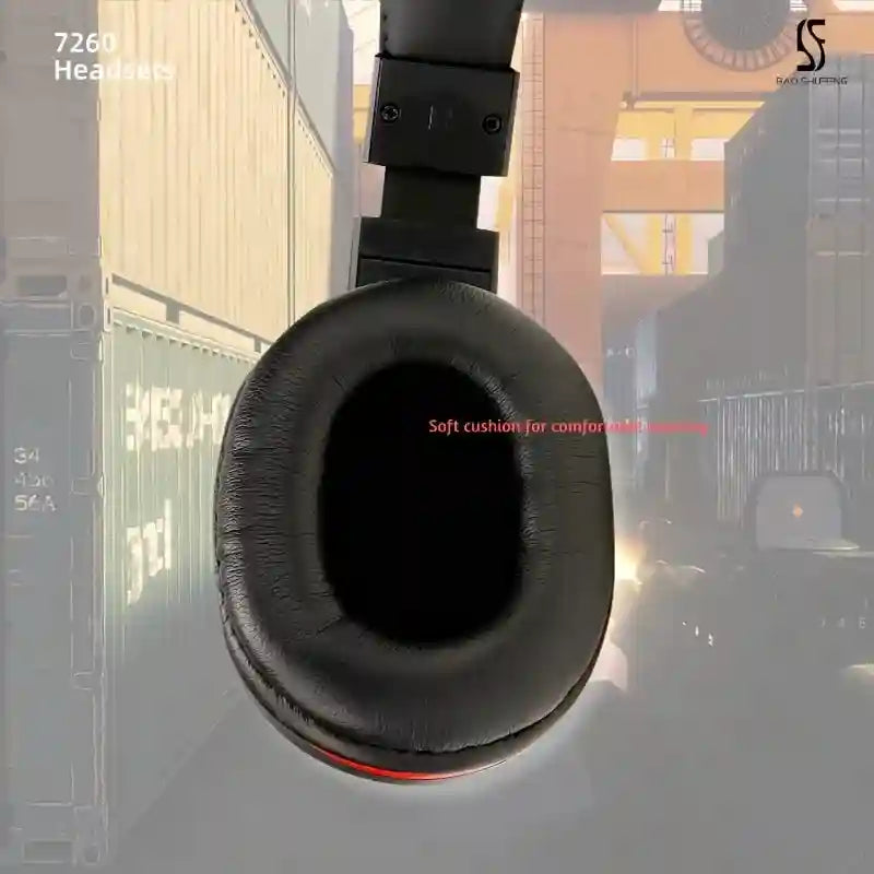 Wired Over-Ear Headset with Microphone for Professional Work Calls Tidesmit