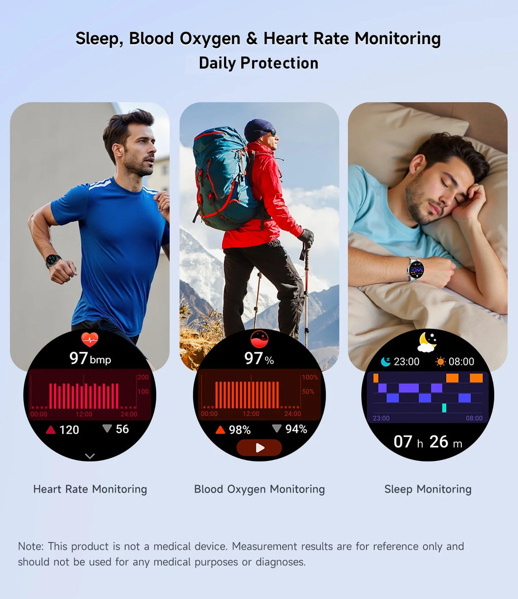 LIGE New 1000mAh Battery Smart Watch Health Monitor Bluetooth Call LED Flashlight Sports Tracker Smart Bracelet For Android ios
