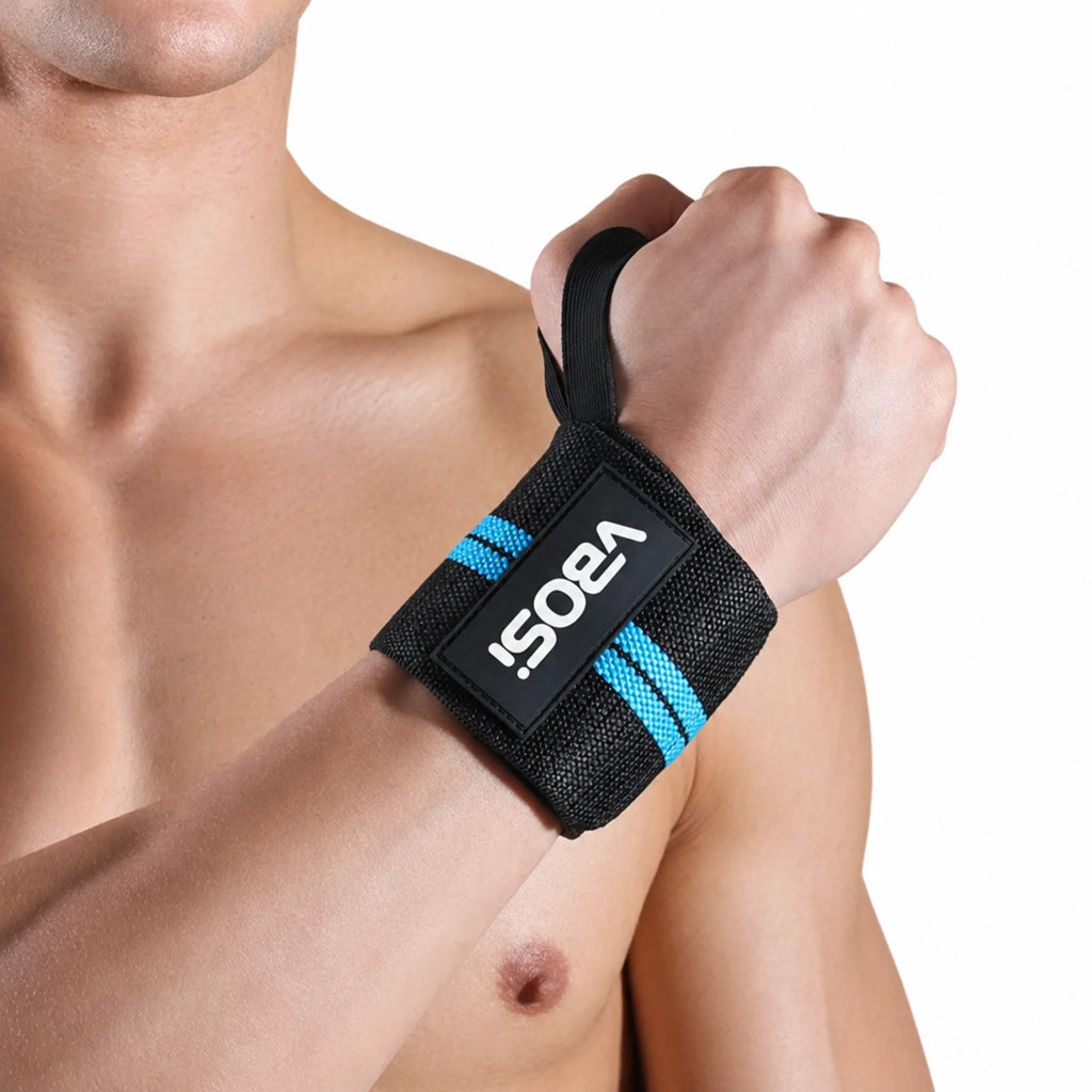 VBOSi Wrist Wraps Wrist Support Brace - Extra Strength Weight Lifting Wristband Bandage Straps for Fitness Gym Training