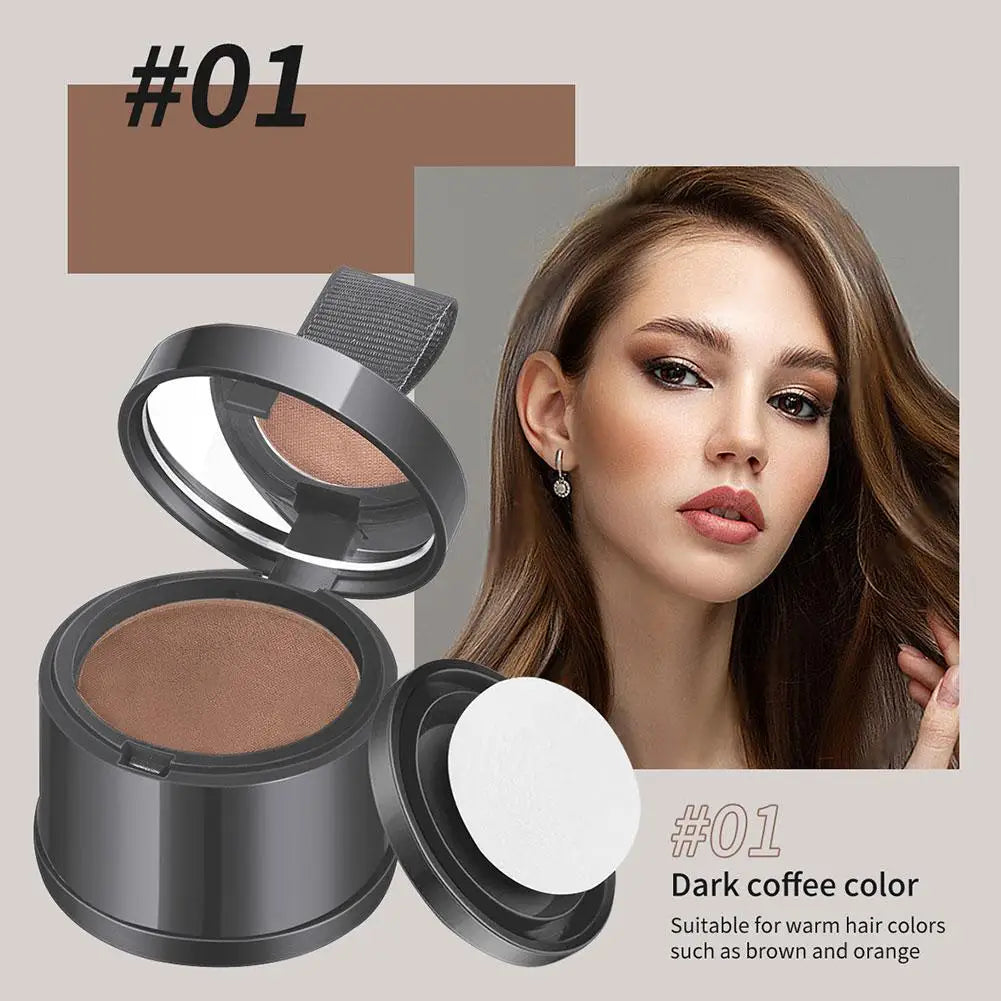 Tidesmit 4 color hair line powder for instant root coverage and face contouring shade swatch