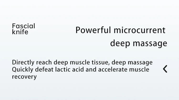 Fascia Muscle Massager: Heated Vibration Tool for Deep Tissue Relief Fascia Gun Tidesmit