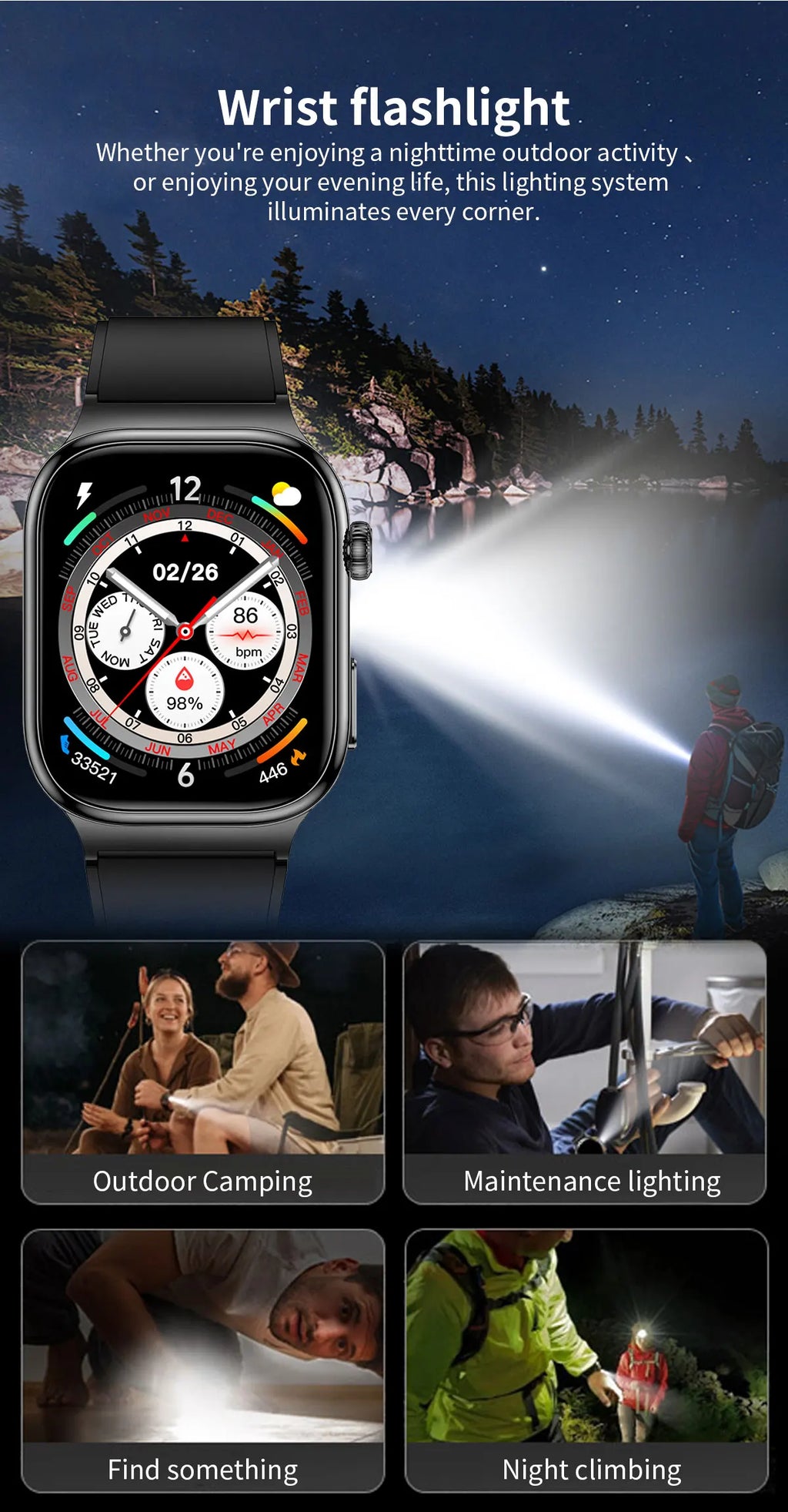 2026 New ECG Heart Health Analysis Smart Watch Accurate Uric Acid Blood Pressure Body Fat Five organ Fitness Health Smart Watch