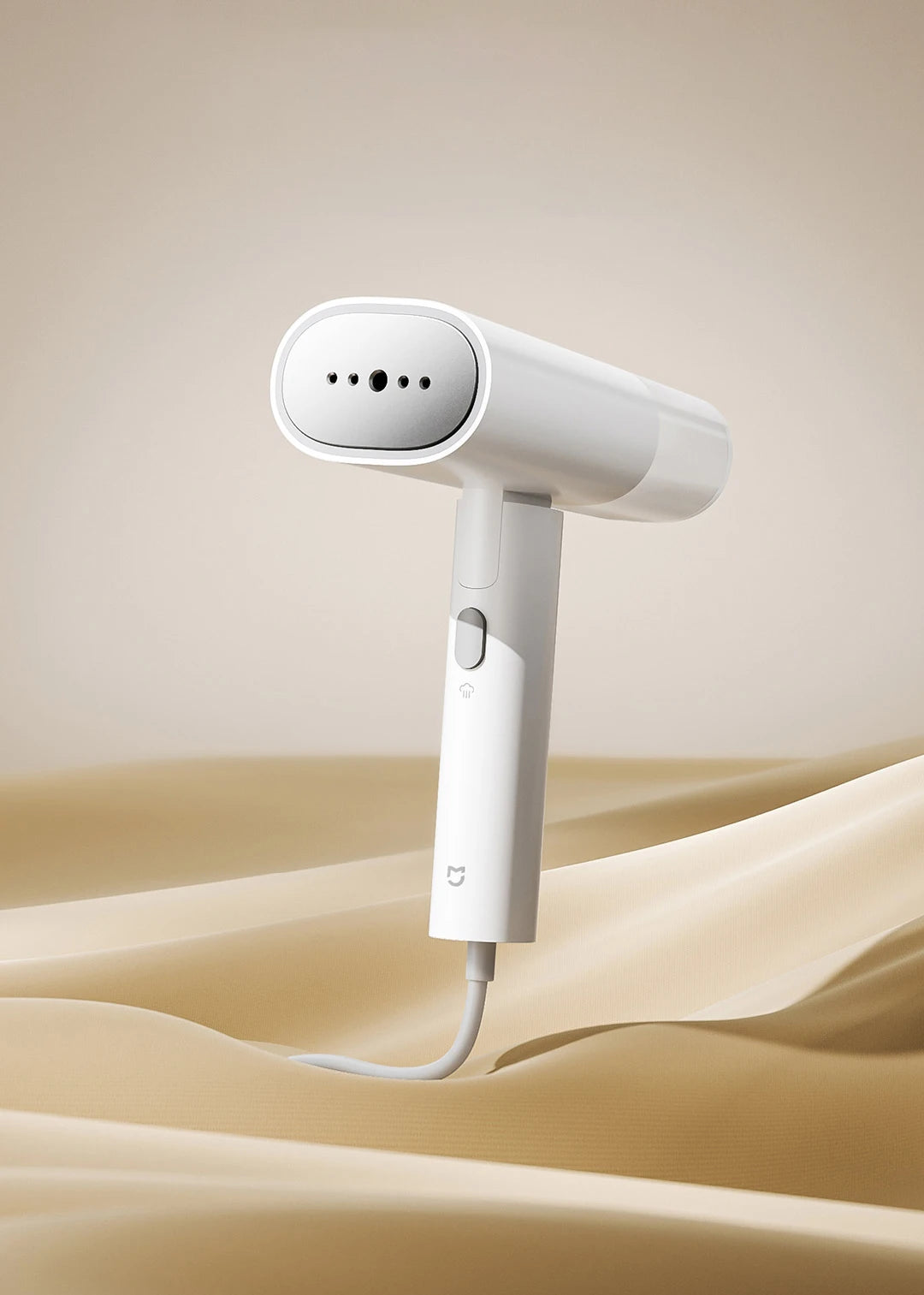 Tidesmit MIJIA 2 handheld garment steamer showing foldable design and portable steam cleaner features for laundry care