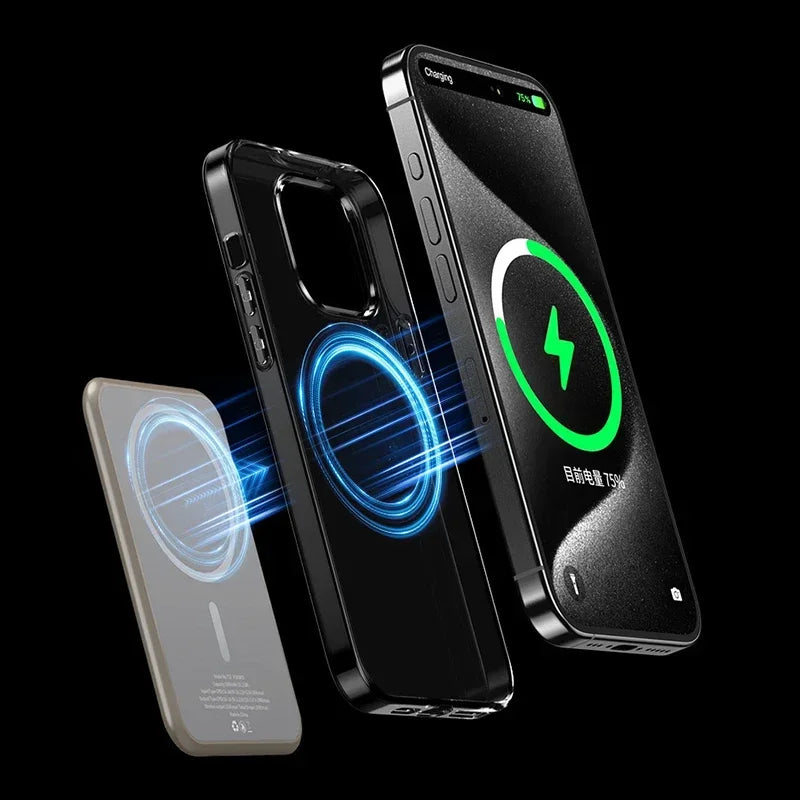 Magnetic Wireless Power Bank 5000mAh - 20W PD Fast Charging Portable Charger Tidesmit