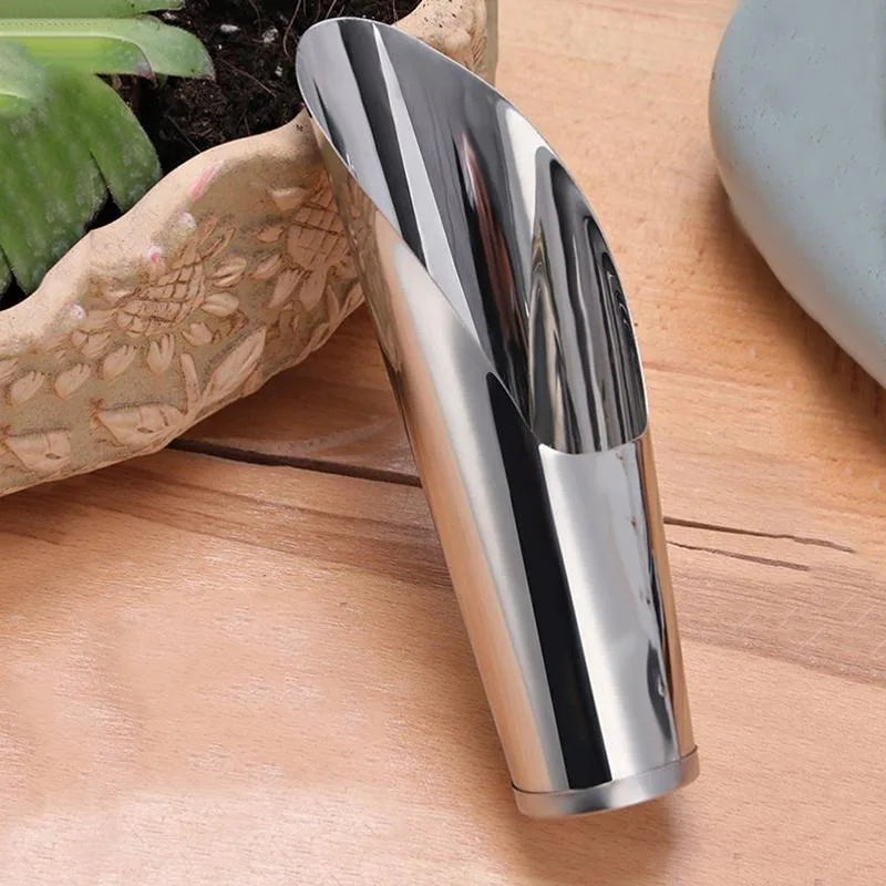 DIY Potted Bonsai Plant Helper Stainless Steel Bucket Shovel Cultivation Bucket Succulent Dig Soil Household Garden Tools