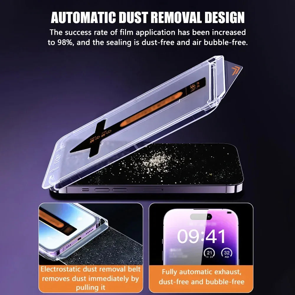 Privacy Screen Protector for iPhone 16 - Anti-Spy 9H Tempered Glass Tidesmit