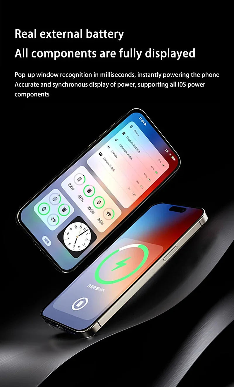 Tidesmit Magnetic Portable Charger 100000mAh PD Fast Power Bank Tidesmit