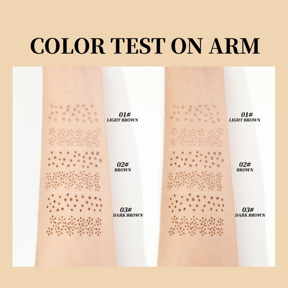 Tidesmit QIBEST 2-IN-1 double-end freckle stamp pen for natural brown faux freckle makeup waterproof detail view