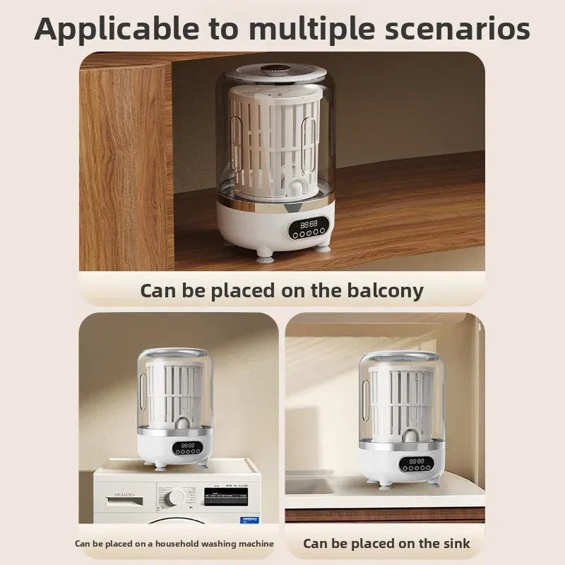HUIBAOGE Mini Portable Washing Machine USB 20V