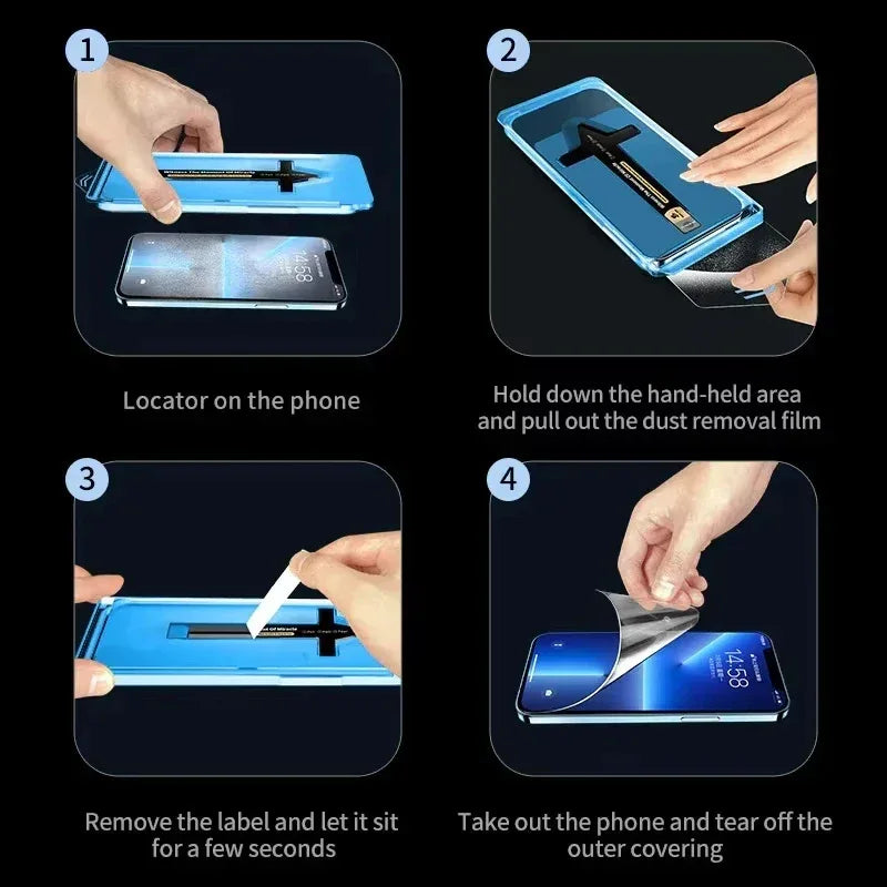 Privacy Screen Protector for Samsung Galaxy - Anti-Spy Tempered Glass Tidesmit