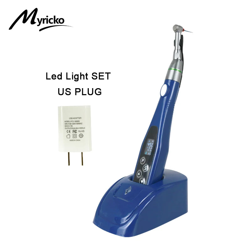 Wireless Dental Endomotor with LED Light | 16:1 Reduction | Tidesmit Body Shaping Massage Equipment Blue US Tidesmit