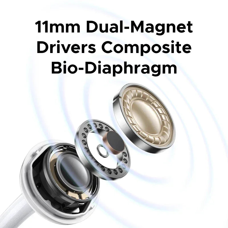 Tidesmit Open Ear Wireless Headphones with ANC - 35 Hour Battery Life Tidesmit
