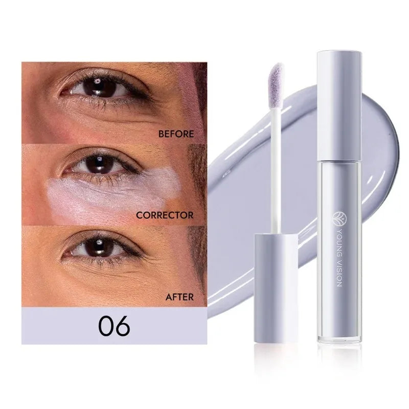 Tidesmit purple liquid color corrector for brightening skin tone and concealing dark circles detail view