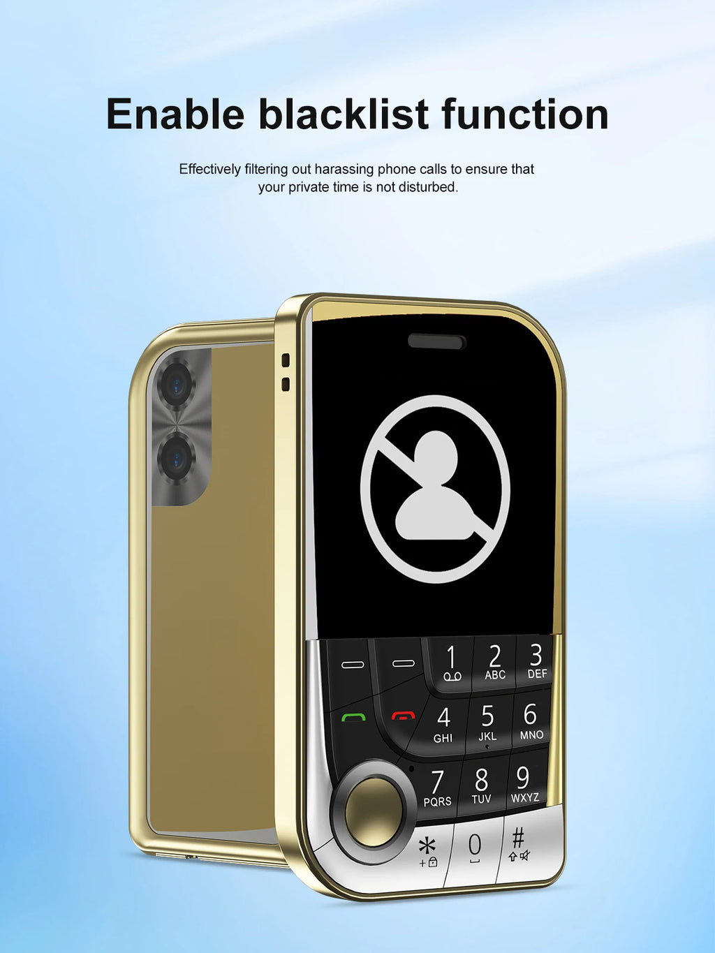 SERVO V10 Card Phone 2.01" Display 2G GSM Dual SIM Standby MP3/MP4 Magic Voice Speed Dial Torch Button Small Cellular Telephones