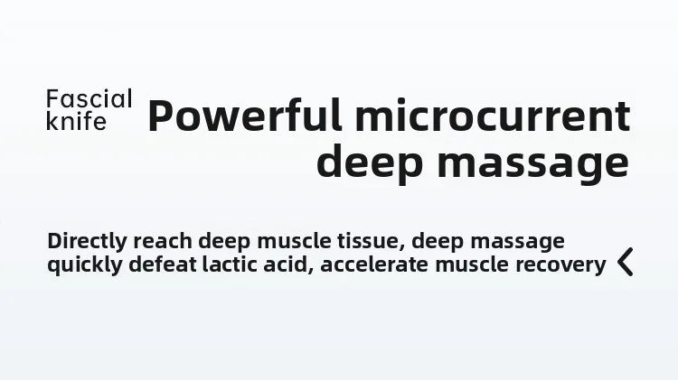 Fascia Gun Deep Tissue Massager: Rechargeable Sports Recovery Tool Fascia Gun Tidesmit