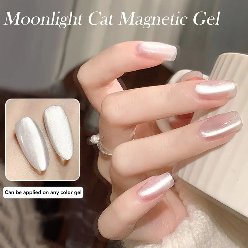 Magnetic Cat Eye Gel Nail Polish – Reflective UV Soak Off Kit Permanent Makeup Machines LC-T01 Tidesmit