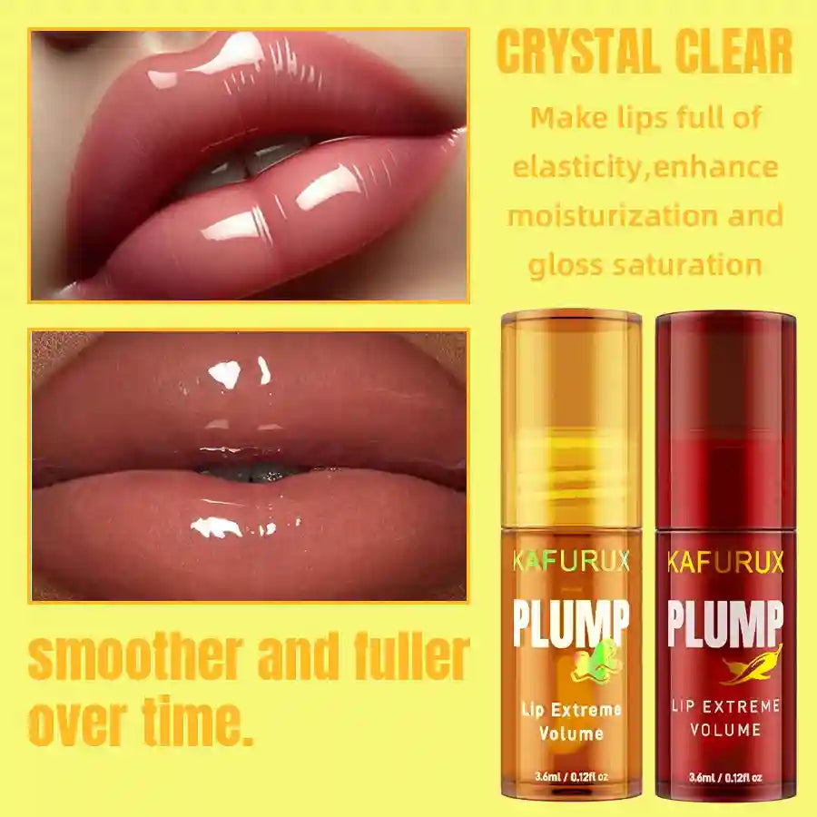 Lip Plumper Oil 2-Piece Set | Moisturizing Serum for Full Lips Lip Care Tidesmit
