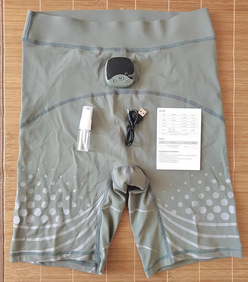 EMS Muscle Stimulator Hip Trainer - Gray Fitness Butt Lifter Relaxation Treatment Tidesmit