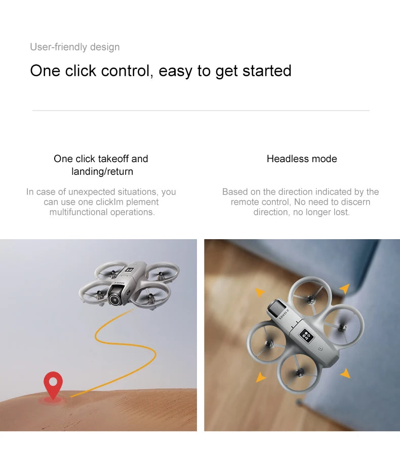 Mini GPS Camera Drone with 8K Dual Lens & Obstacle Avoidance Tidesmit