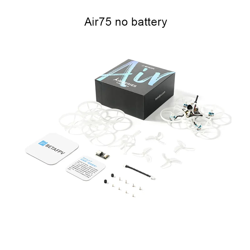 BETAFPV Air75 Brushless Whoop Drone | Lightweight FPV Performance Air75 no battery Tidesmit