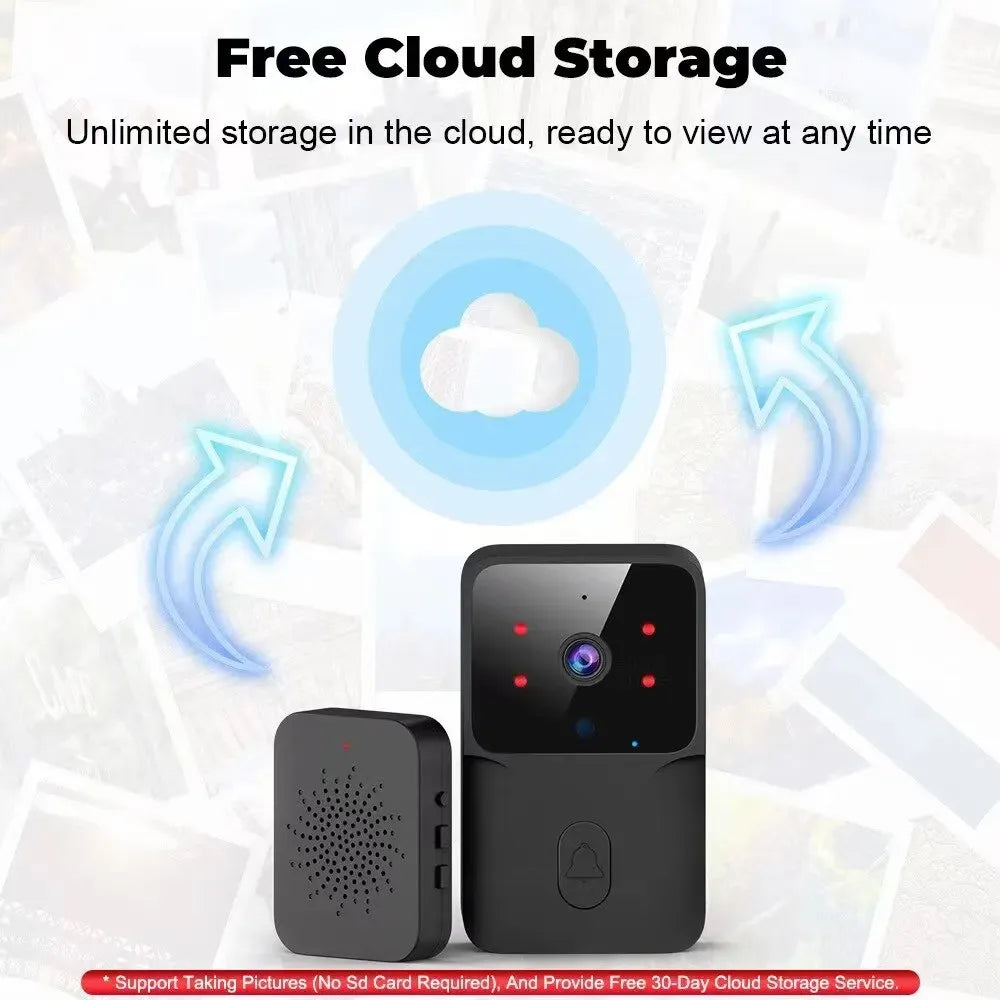 2026 WiFi Video Doorbell 1080P Tuya Smart Outdoor Wireless Intercom Waterproof Wireless Camera Ringing Bell