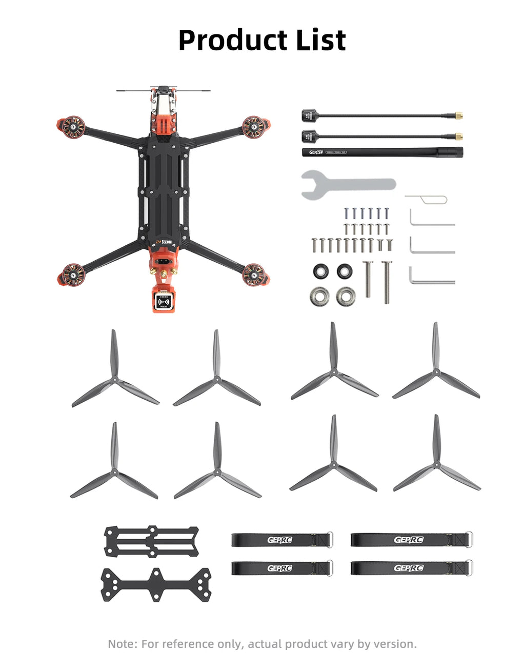 GEPRC MOZ7 V2 7-Inch Long Range FPV Drone - Reliable GPS Cinematic Kit Tidesmit
