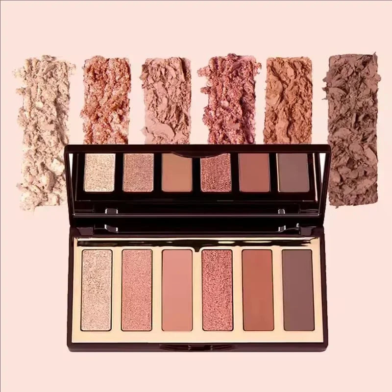 Tidesmit 9 color rose pink eyeshadow palette featuring matte and glitter pigments for professional eye makeup looks