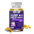 Bcuelov Melatonin, Dietary Supplement for Promotes Relaxation and Sleep Health, 25mg, 30/60/120 Capsules, Vegan | Gluten Free