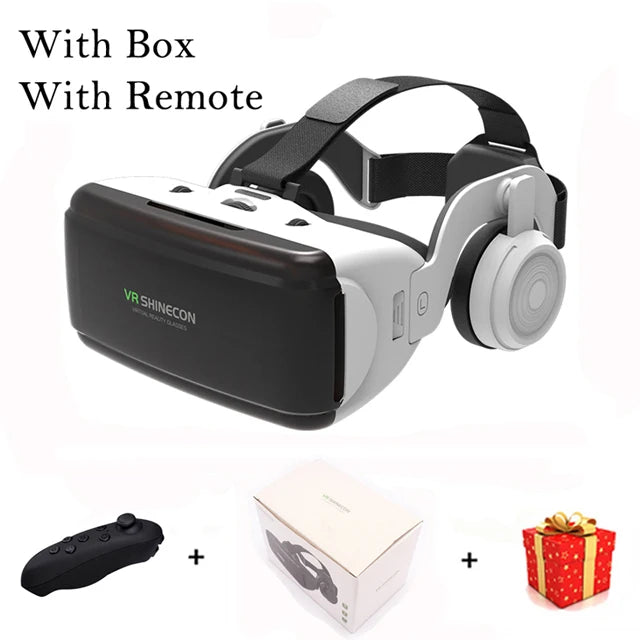 VR Headset for Smartphones - Lightweight 3D Virtual Reality Glasses With Remote A Tidesmit