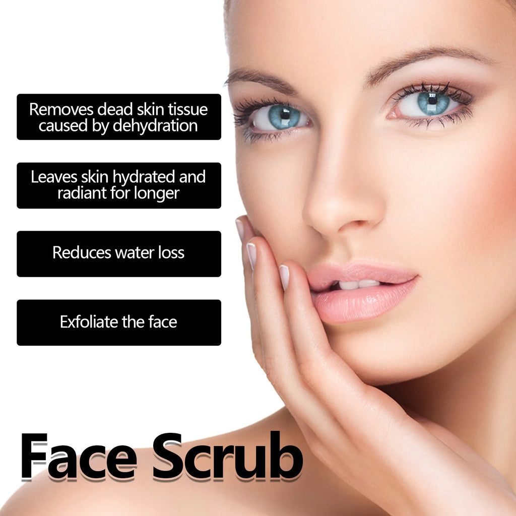 Facial Scrub for Dead Skin Removal - Salon-Quality Pore Tightening Exfoliator Scrubs Treatments Tidesmit