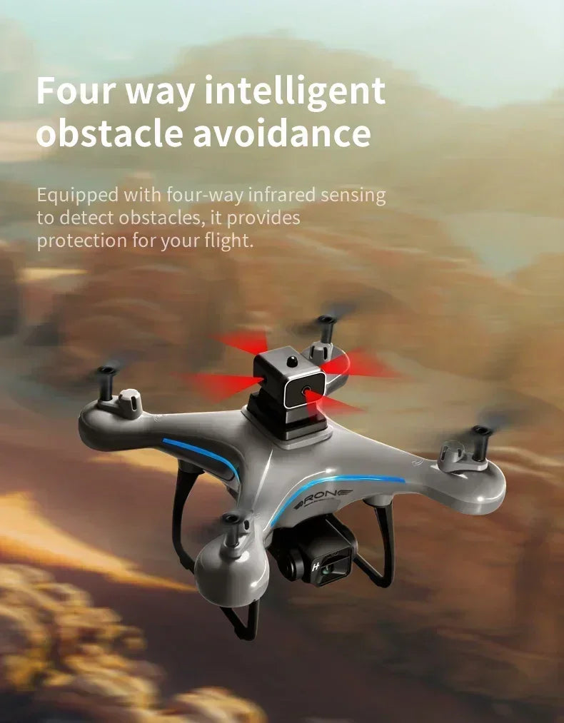 8K Camera Drone with Dual Lens Obstacle Avoidance - Foldable Quadcopter Tidesmit